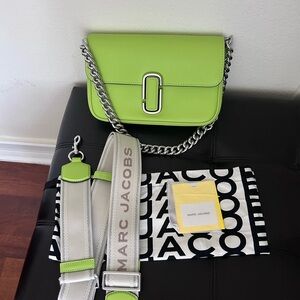 NWOT Marc Jacobs The J Marc Soft Flap Leather Handbag